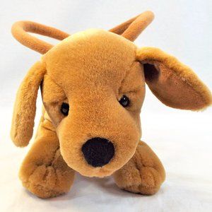 Vintage Toys R Us Golden Retriever/Lab Puppy Plush Purse 12 inches Animal Alley